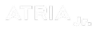 Logo branco da Atria.jr